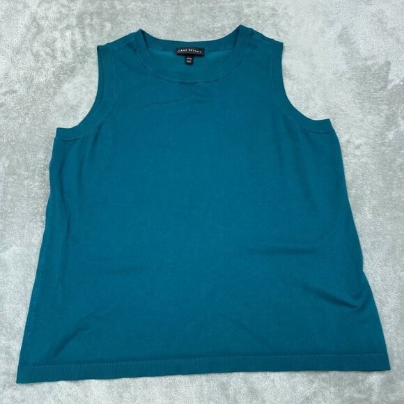 Lane Bryant Sleeveless Teal Knit Tank Top Plus Size 18/20 Womens Fashion a0939 - Picture 1 of 7